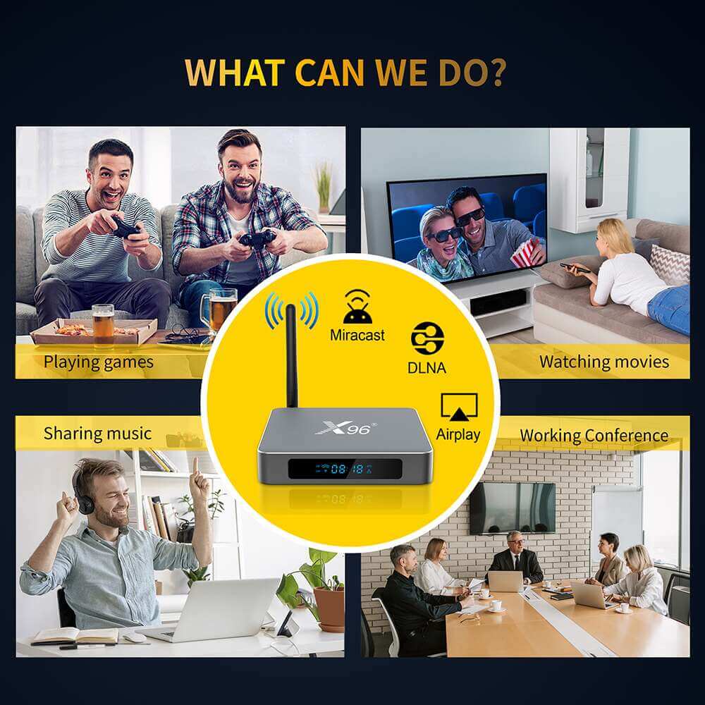 OEM X96 X9 Amlogic S922X IPTV box: Redefining Entertainment Standards