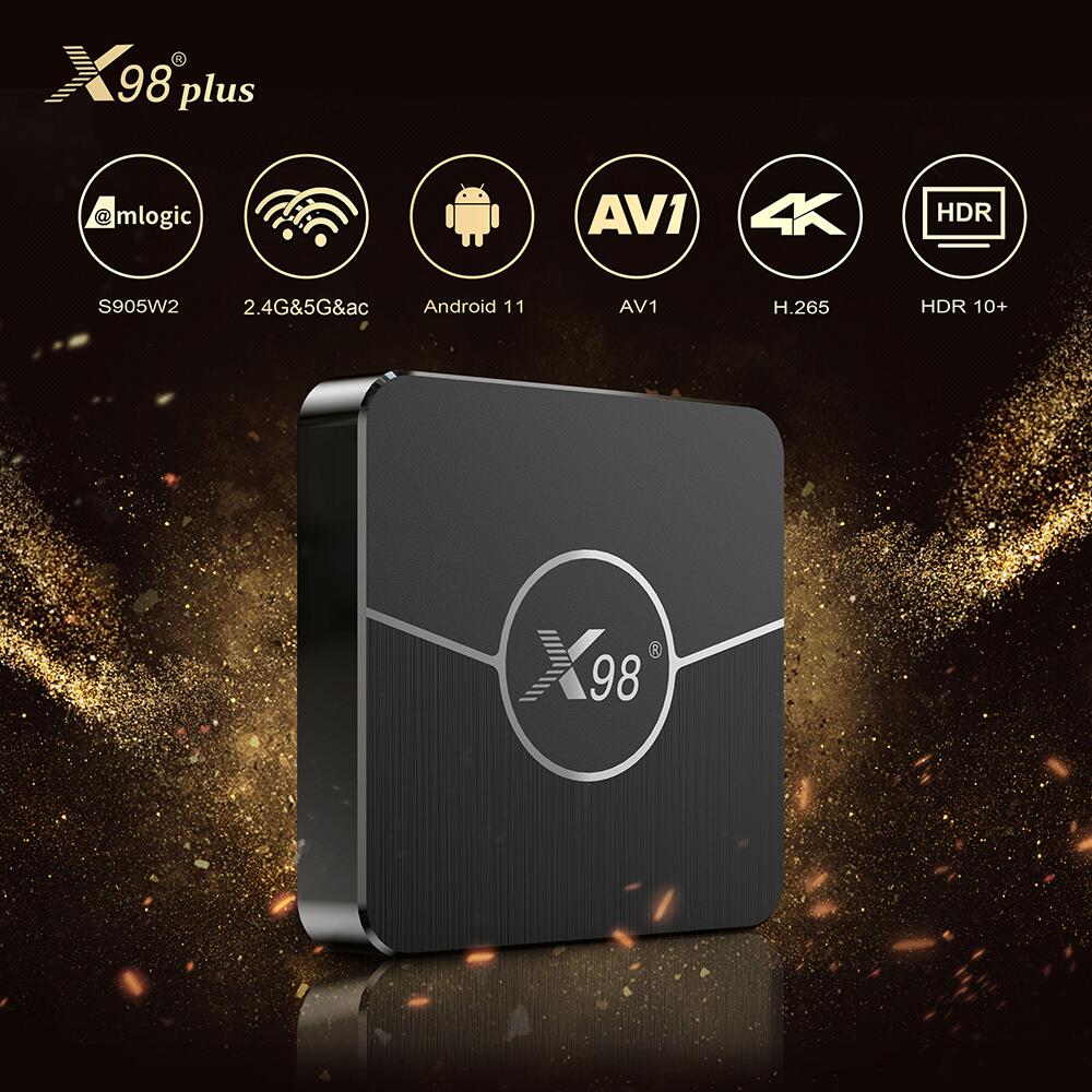 X98PLUS Amlogic S905W2 android tv box: Entertainment Crafted in China