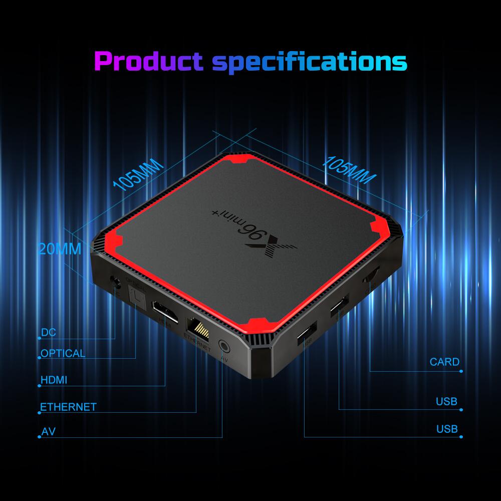 X96mini+ Amlogic S905W4 ott tv box: Made in China for Global Entertainment