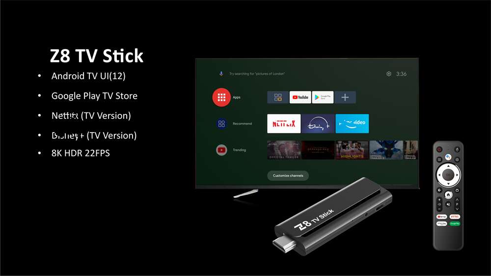 ODM Z8 stick Allwinner H618 android tv stick: Redefining Entertainment Experience