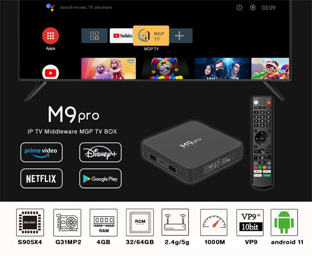 The Future of tv box is Here - M9 Pro amlogic S905X4 smart tv box